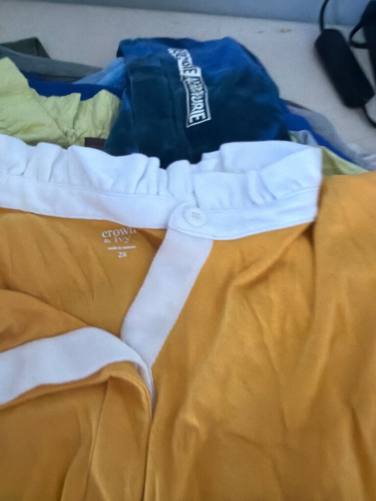 Crown & Ivy Women's Yellow Top