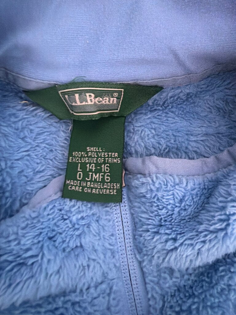 L.L.Bean Blue Fleece Jacket