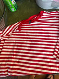 Red and White Striped T-Shirt