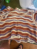 Striped Crochet Top