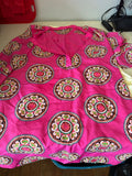 Crown & Ivy Women's Pink Patterned Top