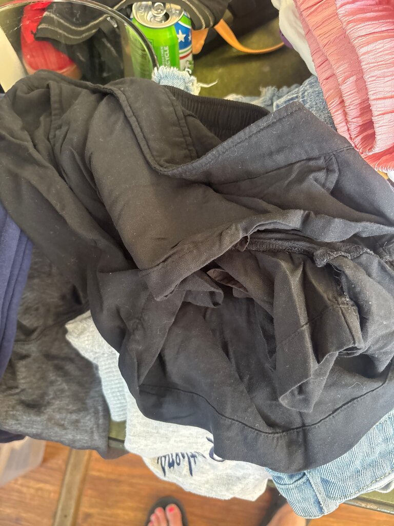 Black Casual Shorts