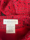 Worthington Red Tweed Jacket