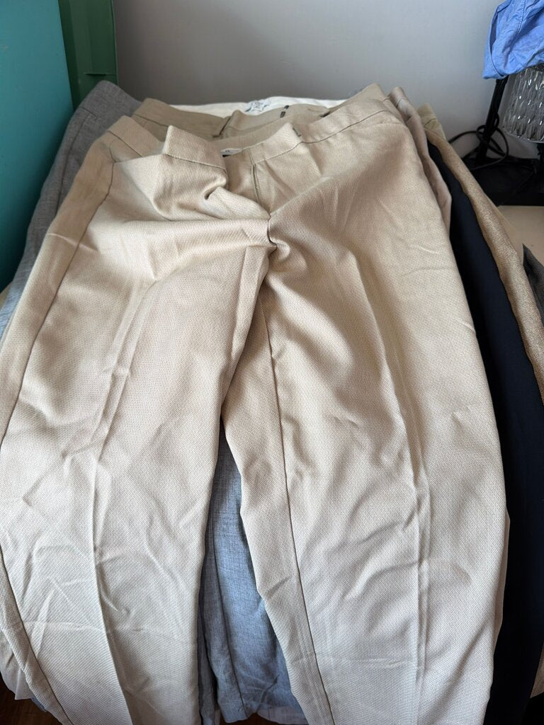 Men's Beige Dress Pants