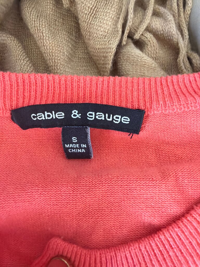 Cable & Gauge Coral Cardigan