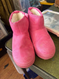 Pink Suede Kids Boots