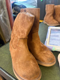 Brown Suede Ankle Boots