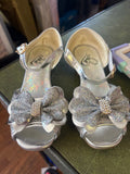 Sparkly Silver Girls Sandals