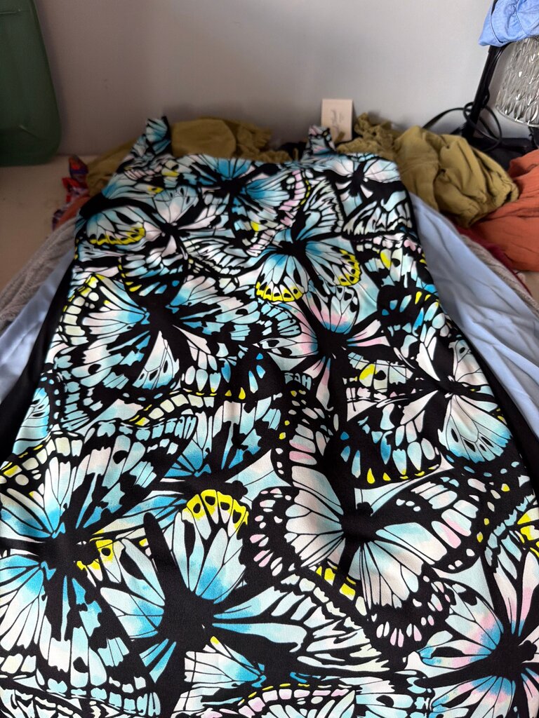 No Boundaries Butterfly Print Dress