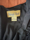 Midnight Velvet Black Dress