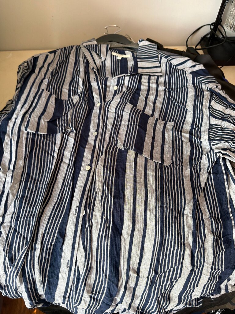Z Supply Striped Button-Up Shirt
