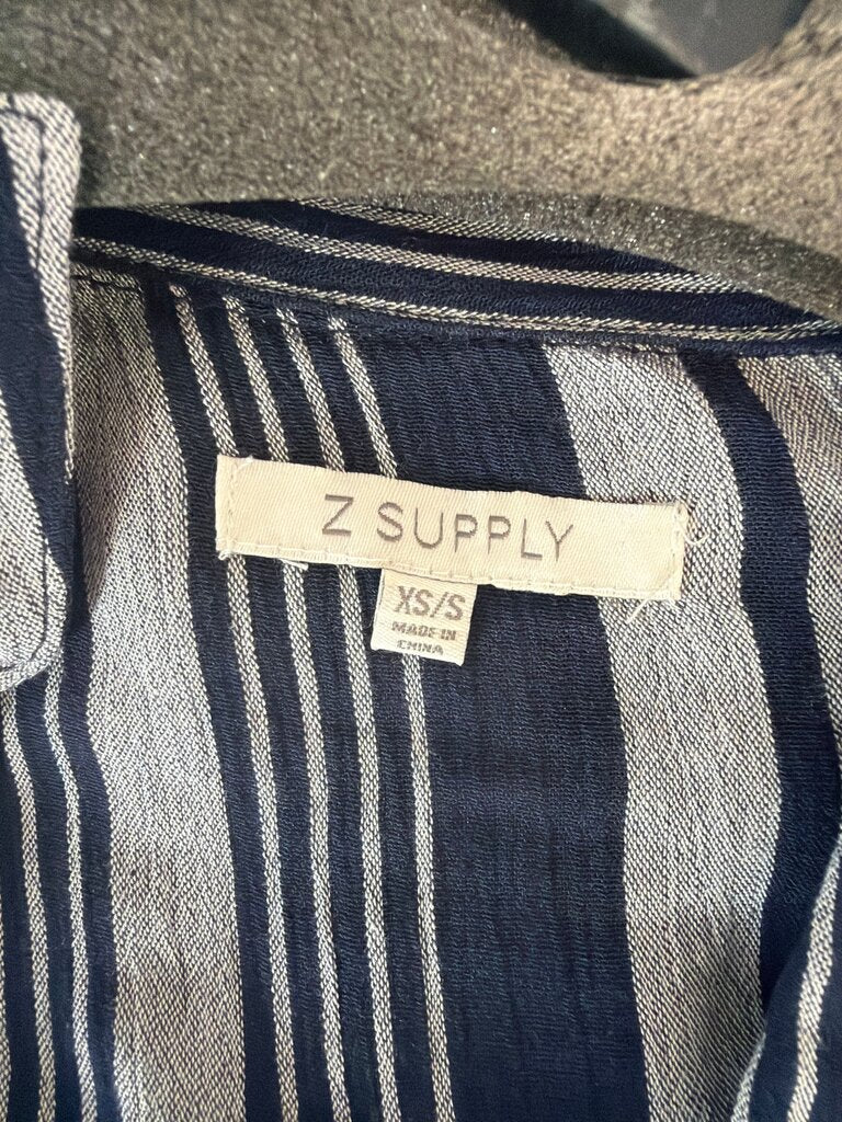 Z Supply Striped Button-Up Shirt
