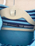 Southern Tide Blue Striped Quarter-Zip Pullover