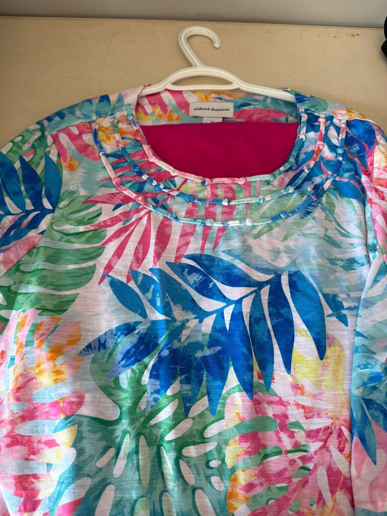 Alfred Dunner Tropical Print Top