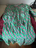 Floral Print Green Dress