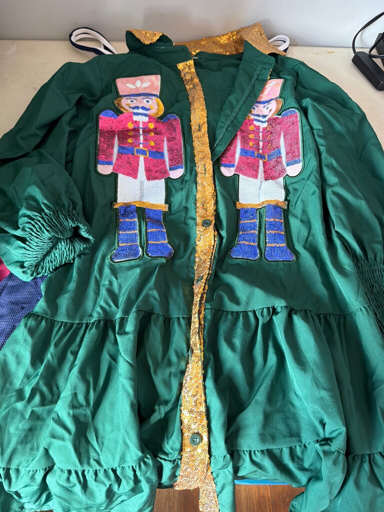 Nutcracker Themed Green Jacket