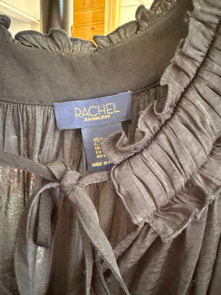 Rachel Roy Black Long Sleeve Top