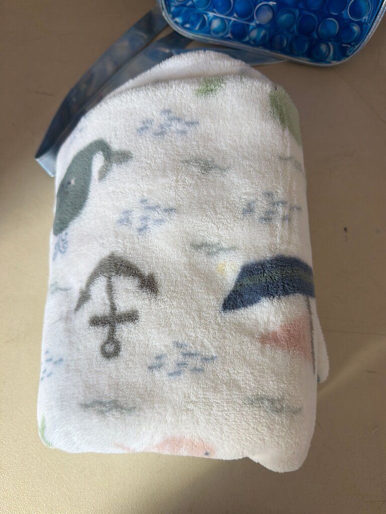 Whimsical Patterned Fleece Blanket