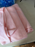 Soft Pink Fleece Blanket