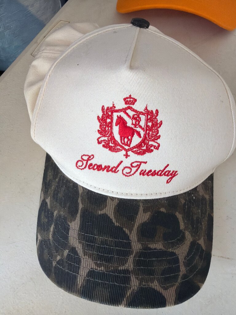 Second Tuesday Leopard Print Cap