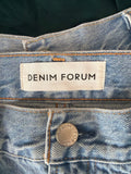 Denim Forum High-Waisted Shorts
