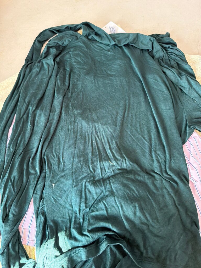 Women's Green Long Sleeve Shirt