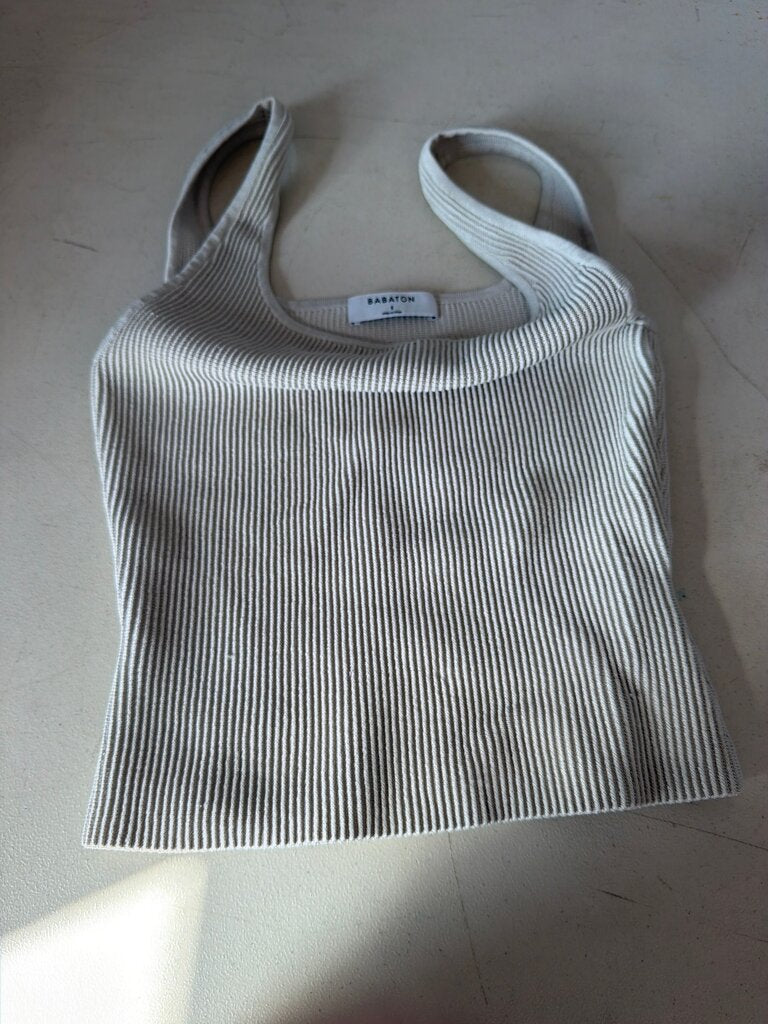 Babaton Ribbed Crop Top
