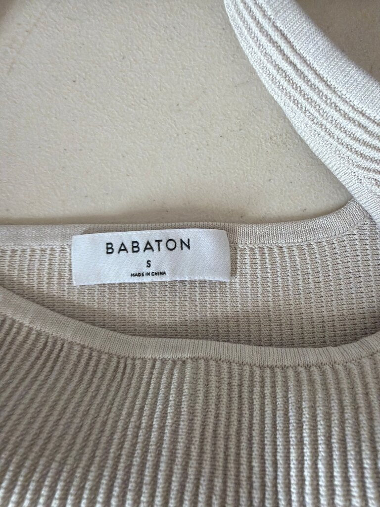 Babaton Ribbed Crop Top