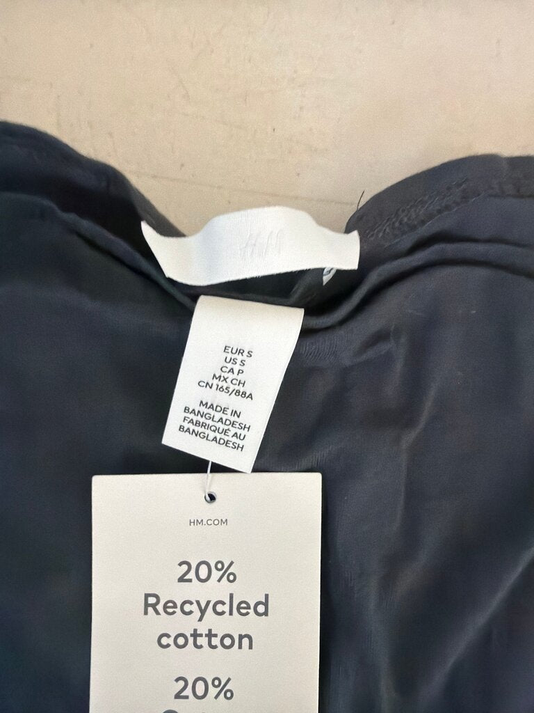 H&M Black Recycled Cotton T-Shirt