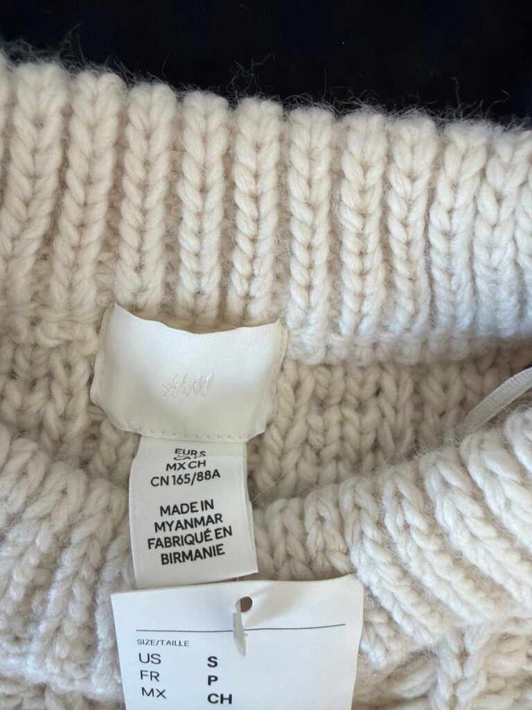 H&M Cream Knit Sweater