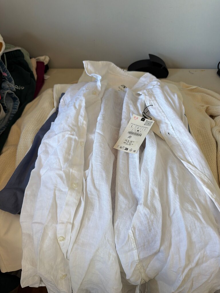 White Button-Up Shirt