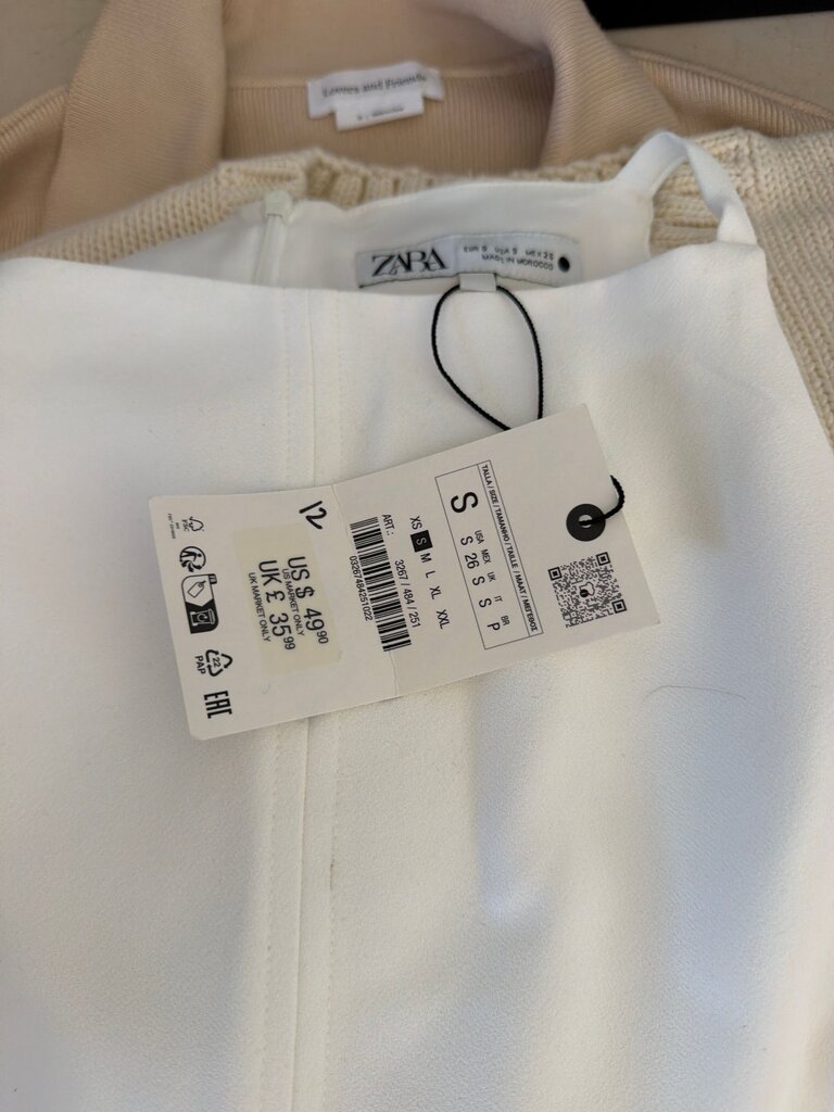 Zara White Dress