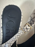 J.Crew Snakeskin Print Slingback Heels