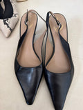 Black Slingback Heels