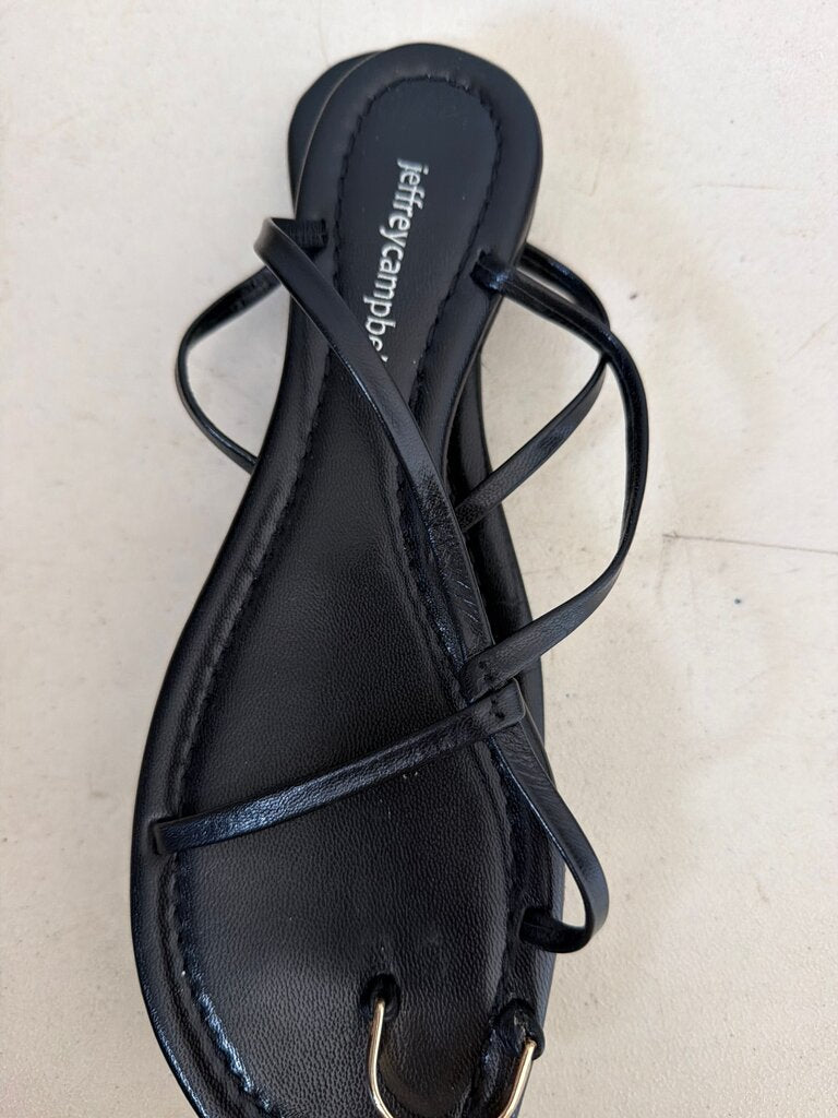 Jeffrey Campbell Black Strappy Sandals