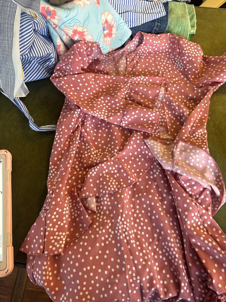 Pink Polka Dot Dress