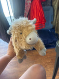 Plush Highland Cow Toy