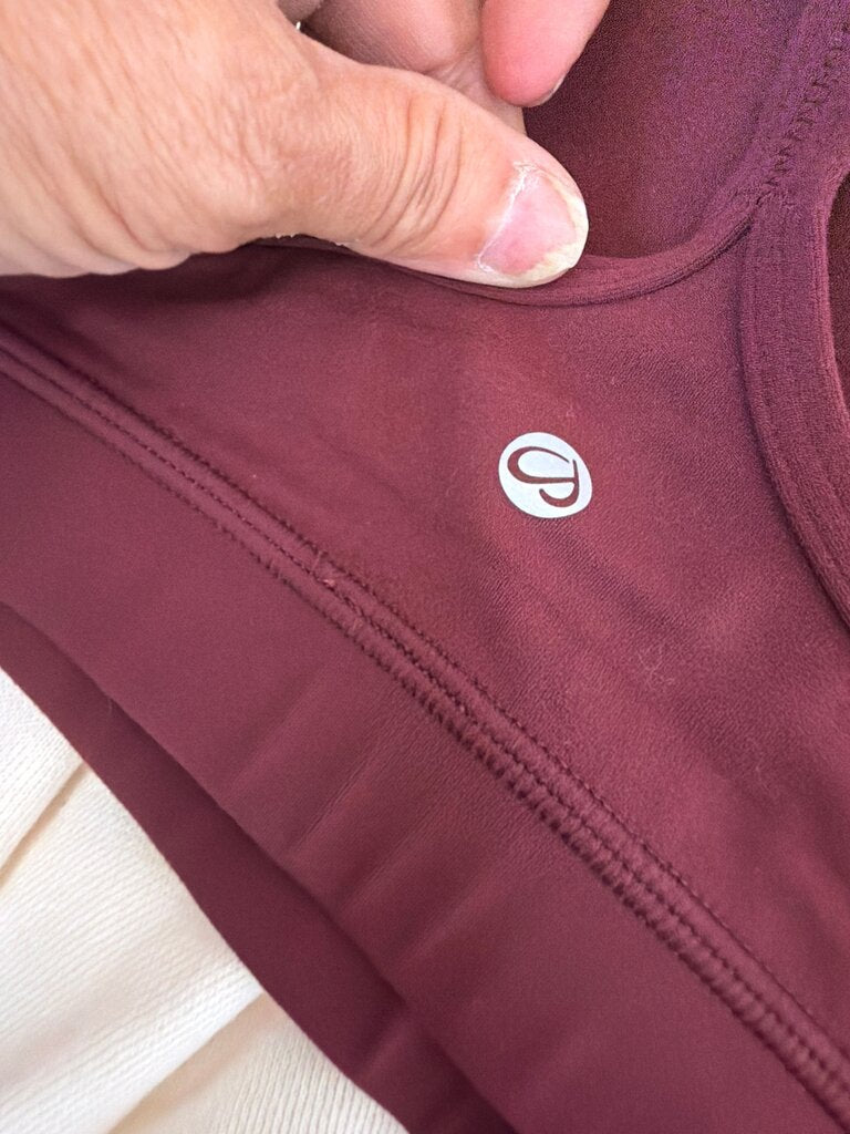 Maroon Sports Bra
