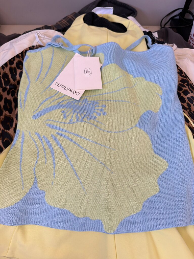 Peppermayo Floral Knit Top