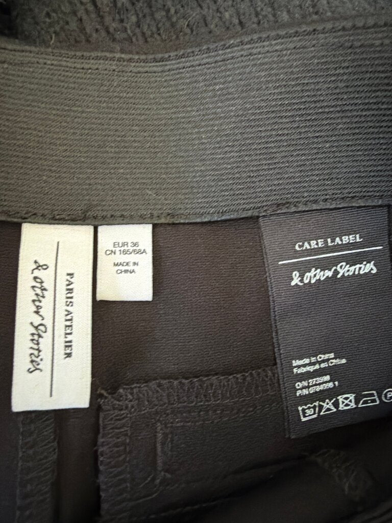 & Other Stories Black Trousers