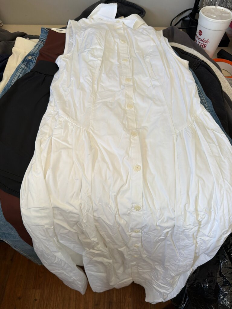 Wilfred White Shirt Dress