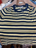 J.Crew Striped Short Sleeve Sweater