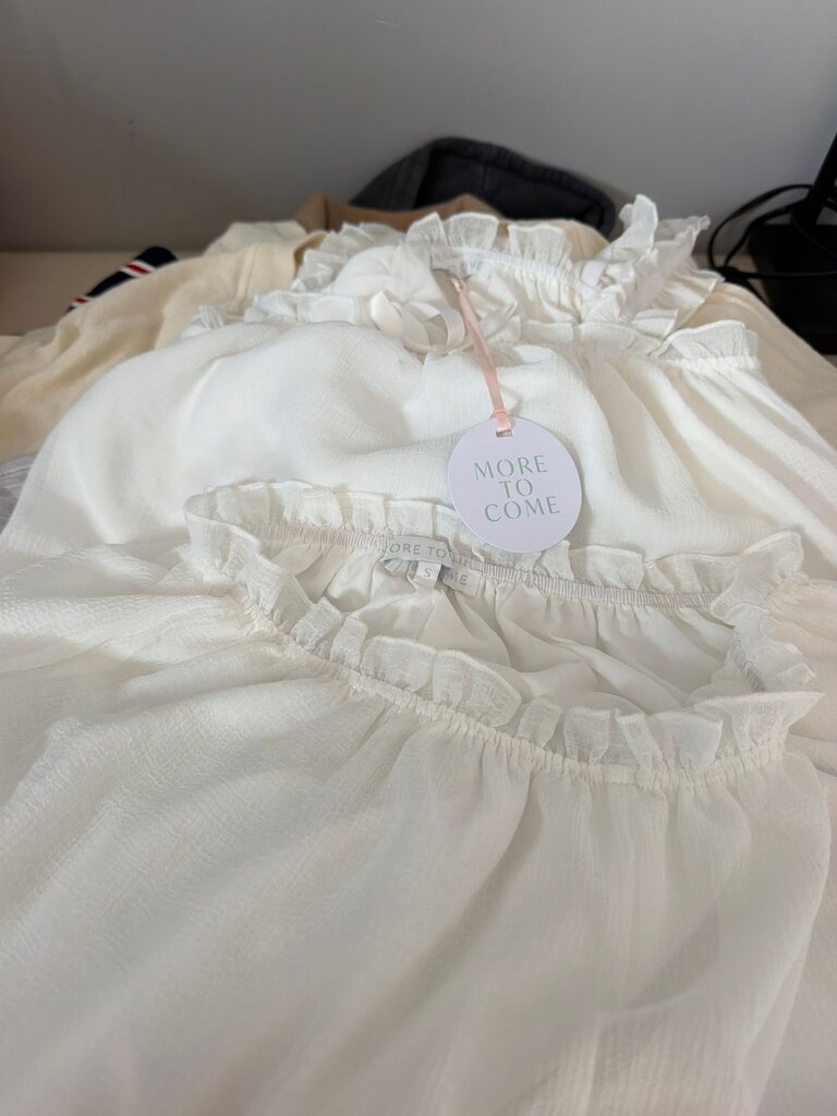 White Ruffled Dress