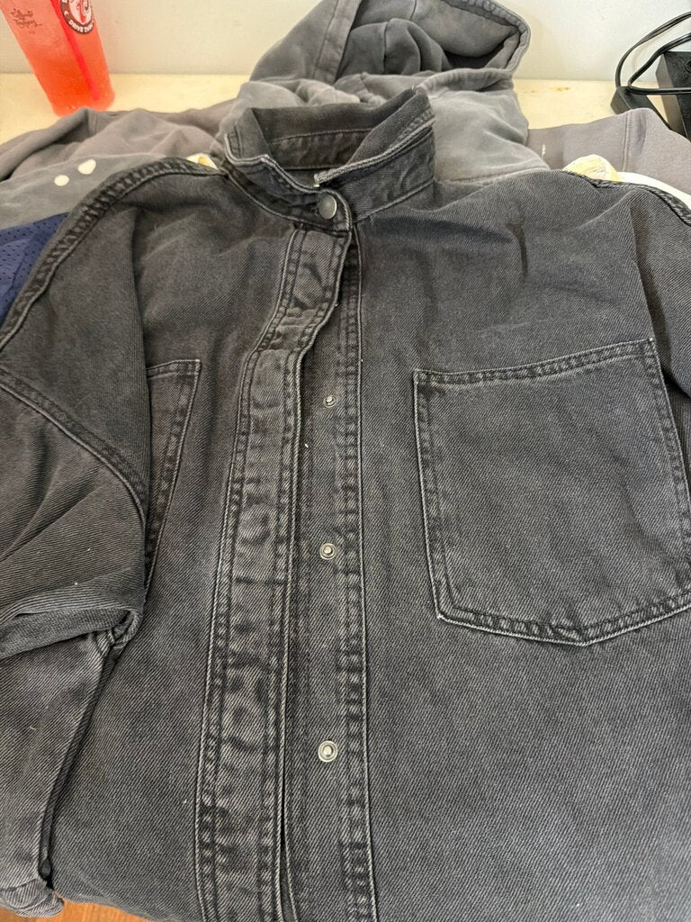 Zara Black Denim Jacket