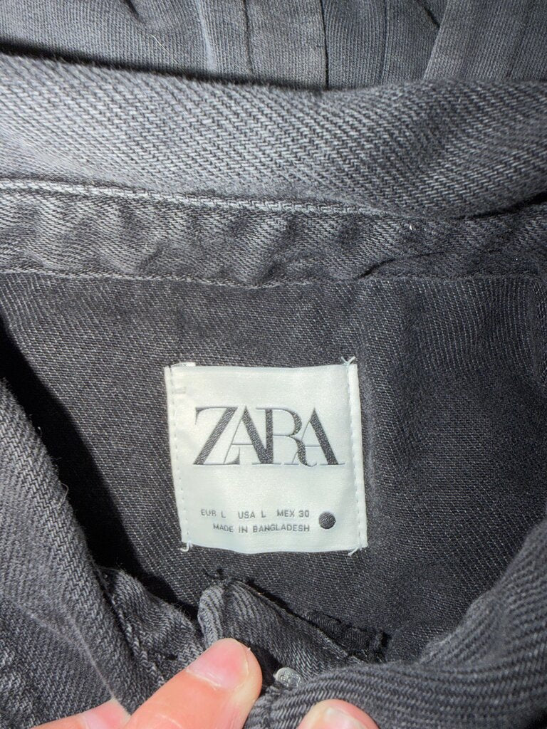 Zara Black Denim Jacket