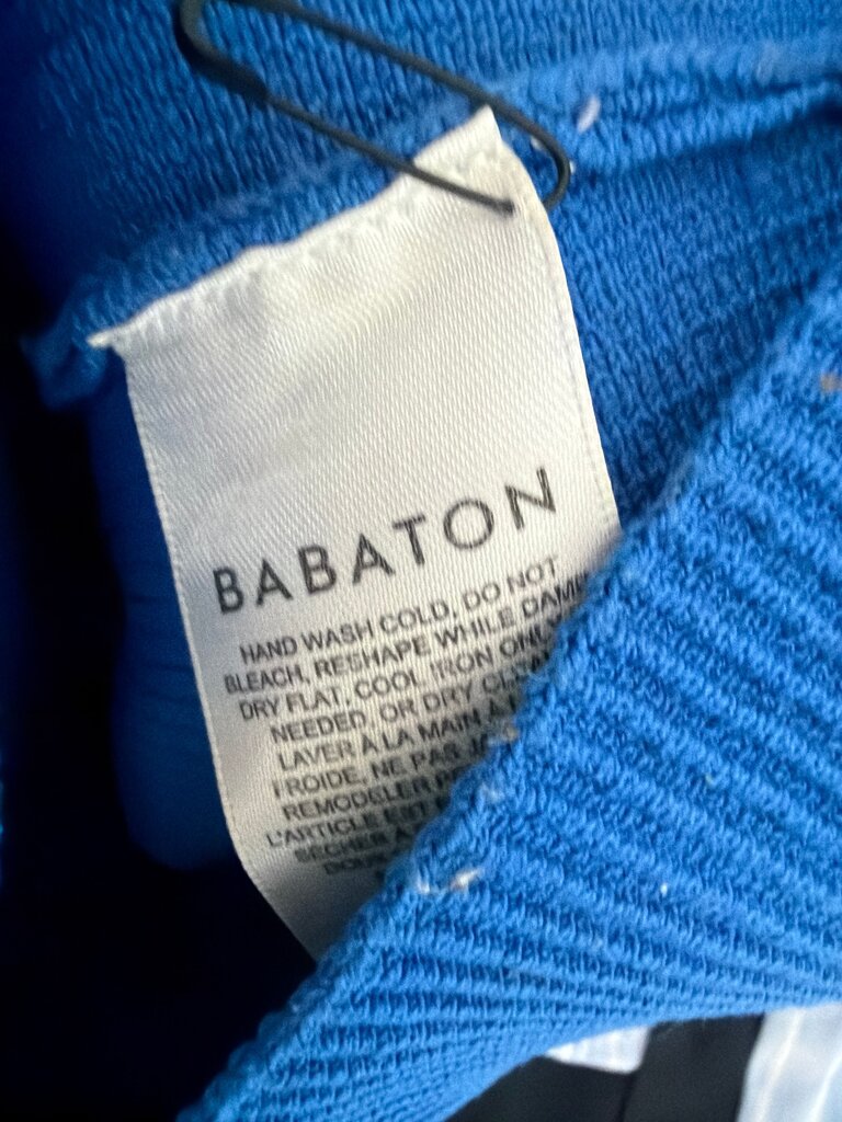 Babaton Blue Ribbed Top