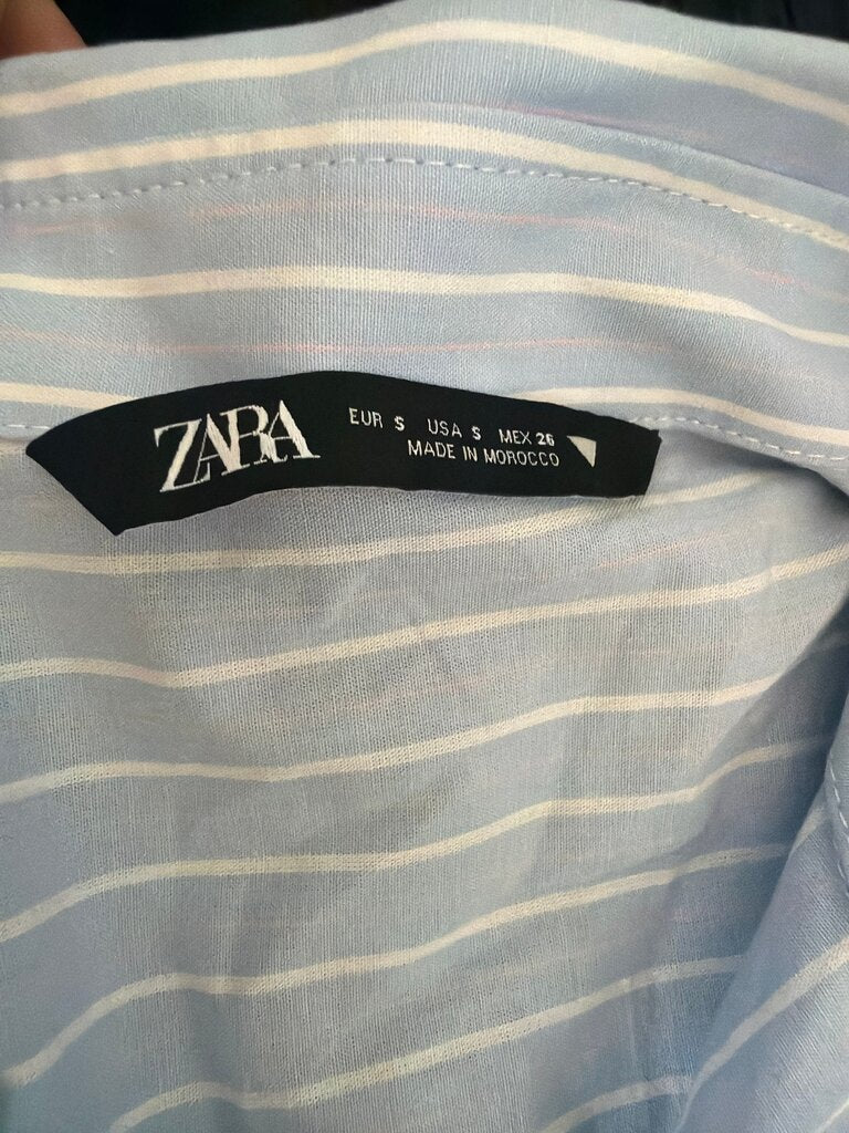 Zara Striped Blue Shirt