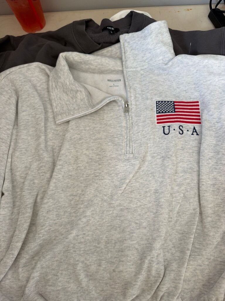 Hollister USA Flag Pullover