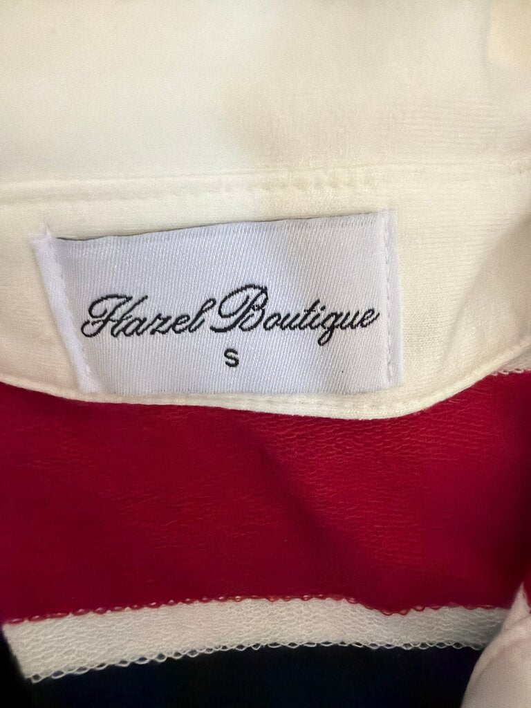 Hazel Boutique Striped Polo Shirt