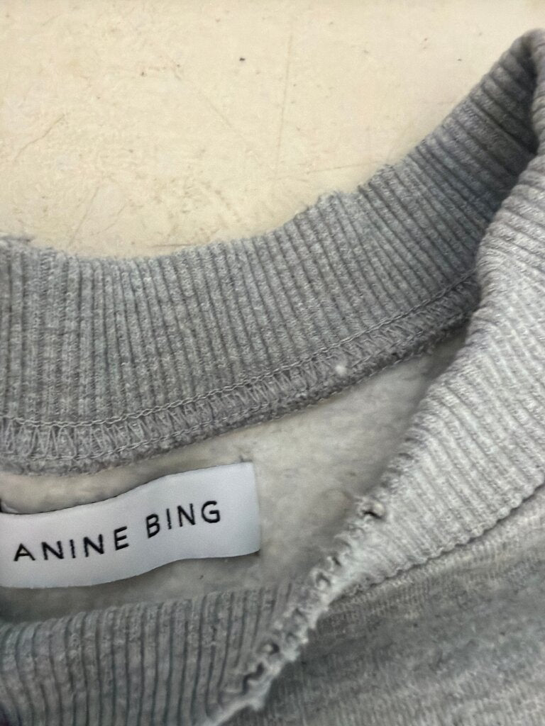 Anine Bing Gray Eagle Sweatshirt